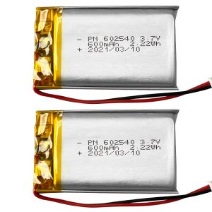 602540 3.7V 600mAh 聚合物锂电芯